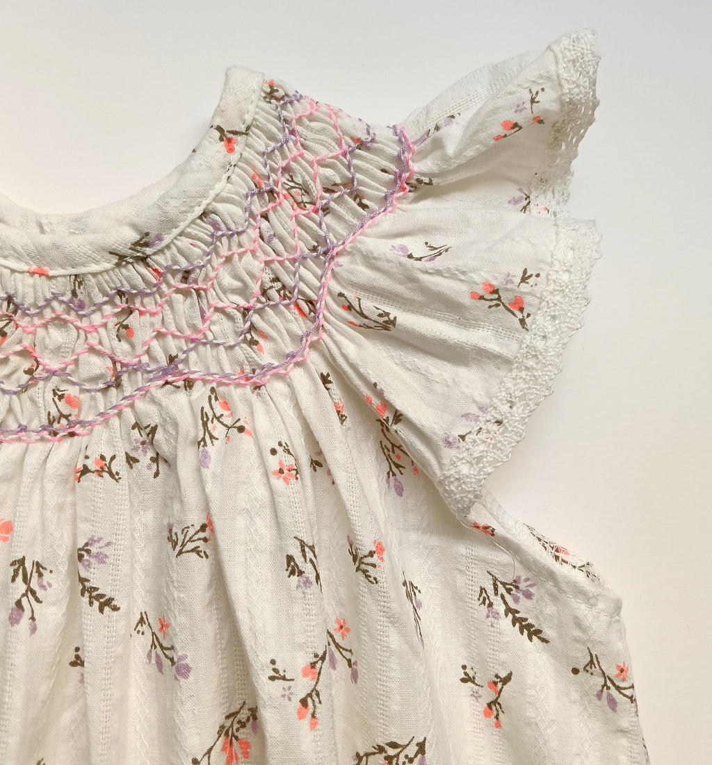 Vestido Panal blanco