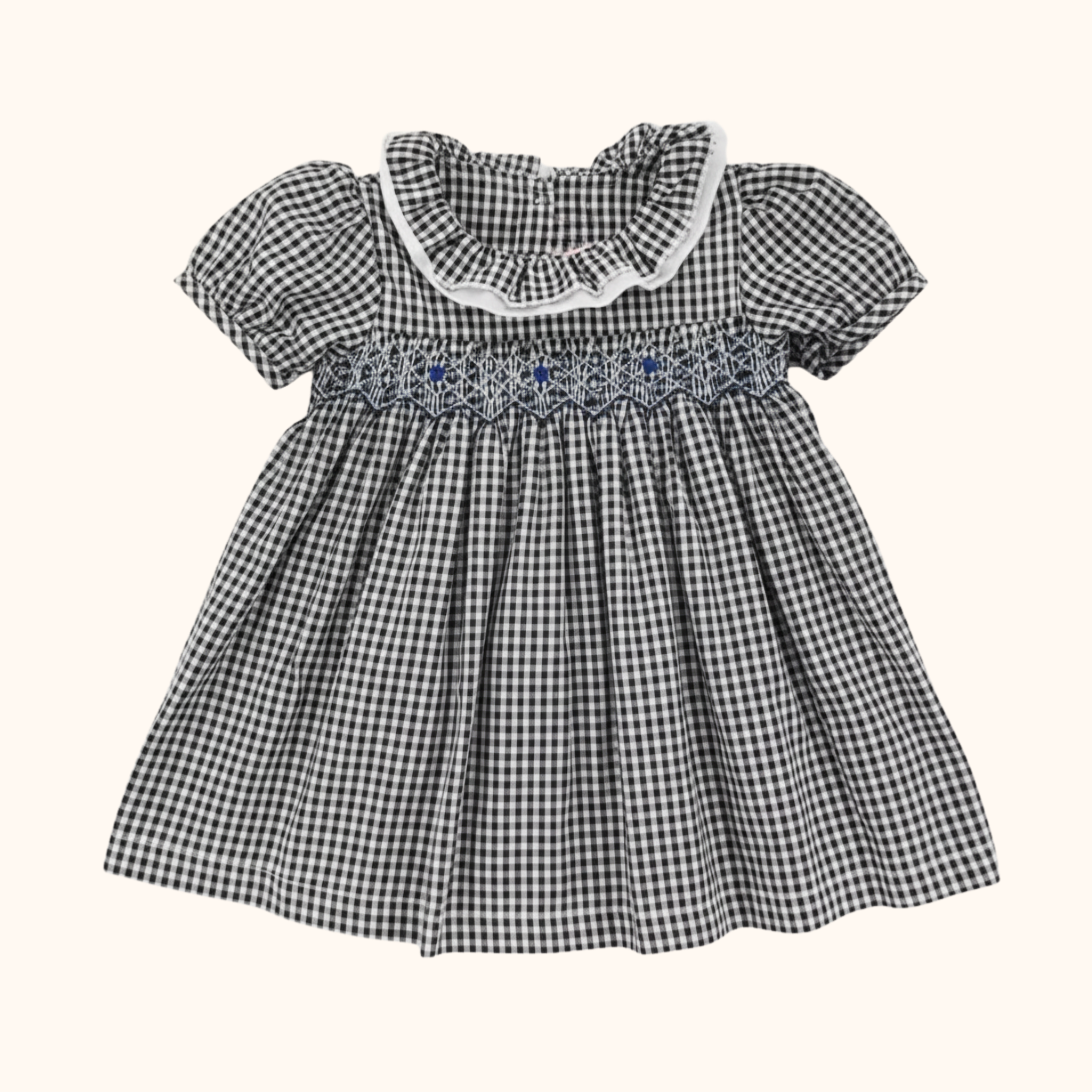 Vestido Lambert blanco y negro