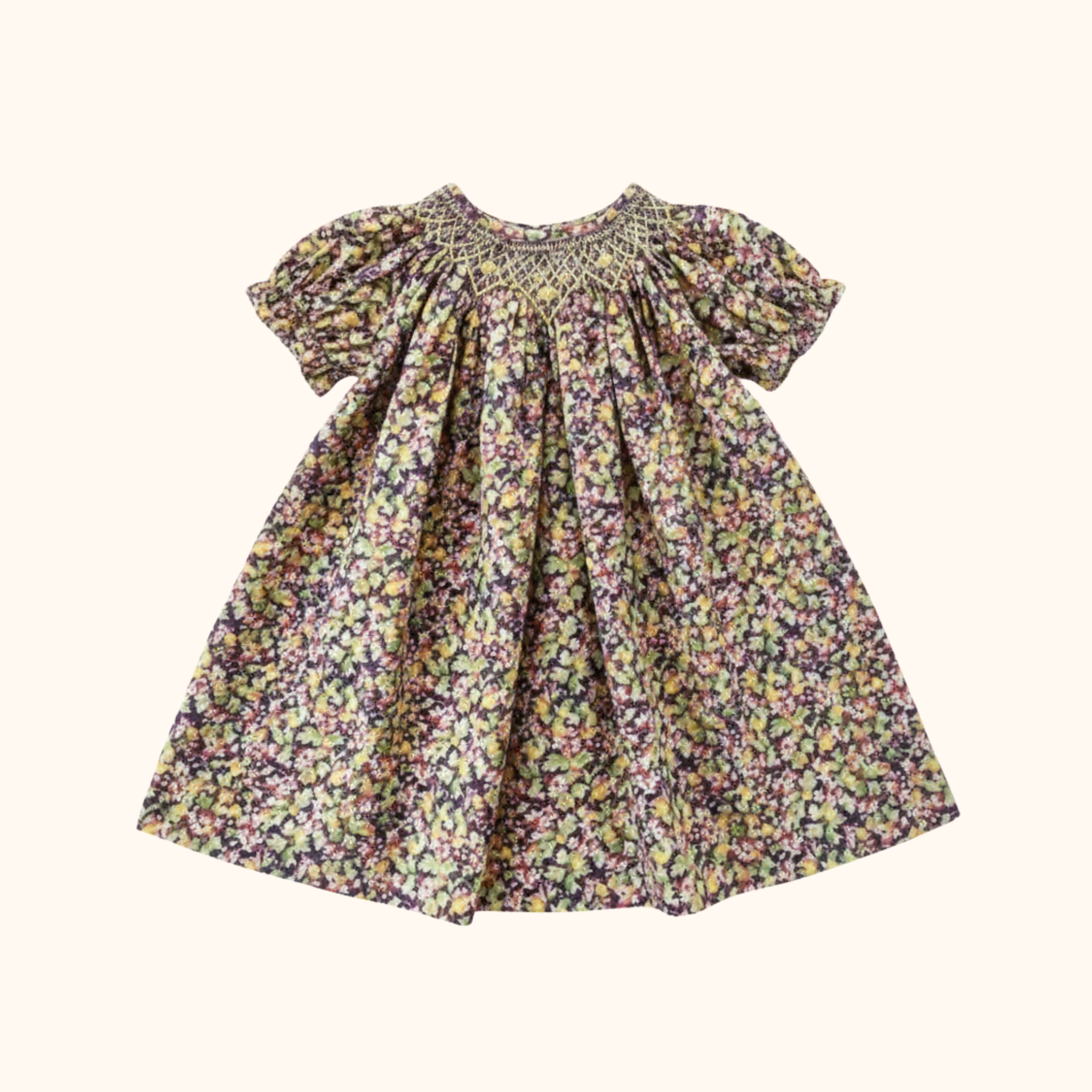 Vestido Panal manga corta